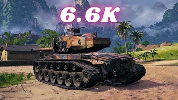 T26E4 SuperPershing  6.6K Damage 8 Kills  World of Tanks
