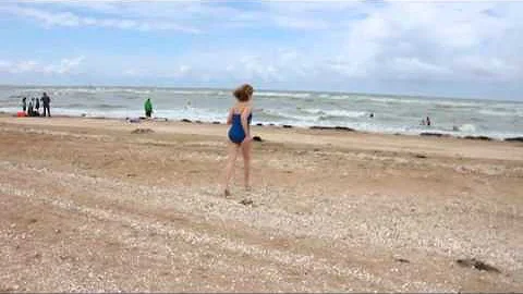 Carolyn goes Swimming