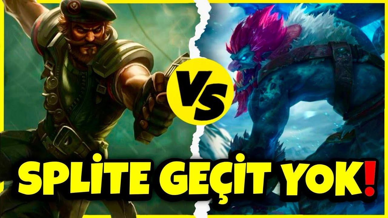 Gangplank için zor karşılaşma . Gp vs Trundle . League Of Legends