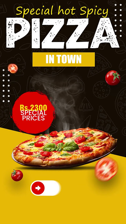 After Effects Pizza Motion Graphic Animation | Social Media Food Ad