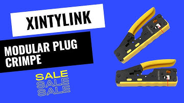 How to Crimping and Test Rj45 with Xintylink Modular Plug Crimper and ANENG Network Cable Tester