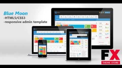 Preview Blue Moon - Responsive Admin Dashboard