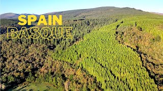 Soaring Over the Emerald Landscapes of Northern Spain and the Basque Country