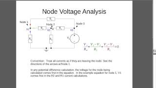 Node Voltage Analysis