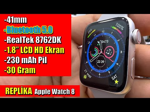 Çakma APPLE Watch 8 (41mm) - DT8 Mini Akıllı Saat İnceleme