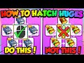 HOW TO HATCH *HUGE PETS* FAST in PET SIMULATOR 99!! (Roblox)