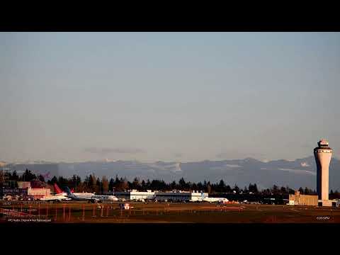 🔴 LIVE Seattle SeaTac Airport | Plane Spotting | 4K PTZ Camera Tours | Mount Rainier | Scenic Views