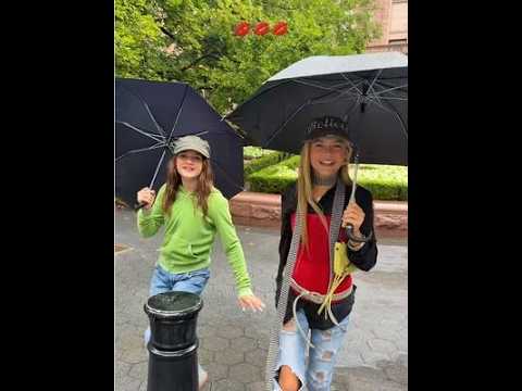 POV it’s raining in NYC 😅🎉#funny #shorts #nishaandfam