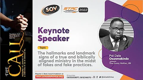 MTRC 2022 DAY 3 || MORNING SESSION || PASTOR DELE OSUNMAKINDE