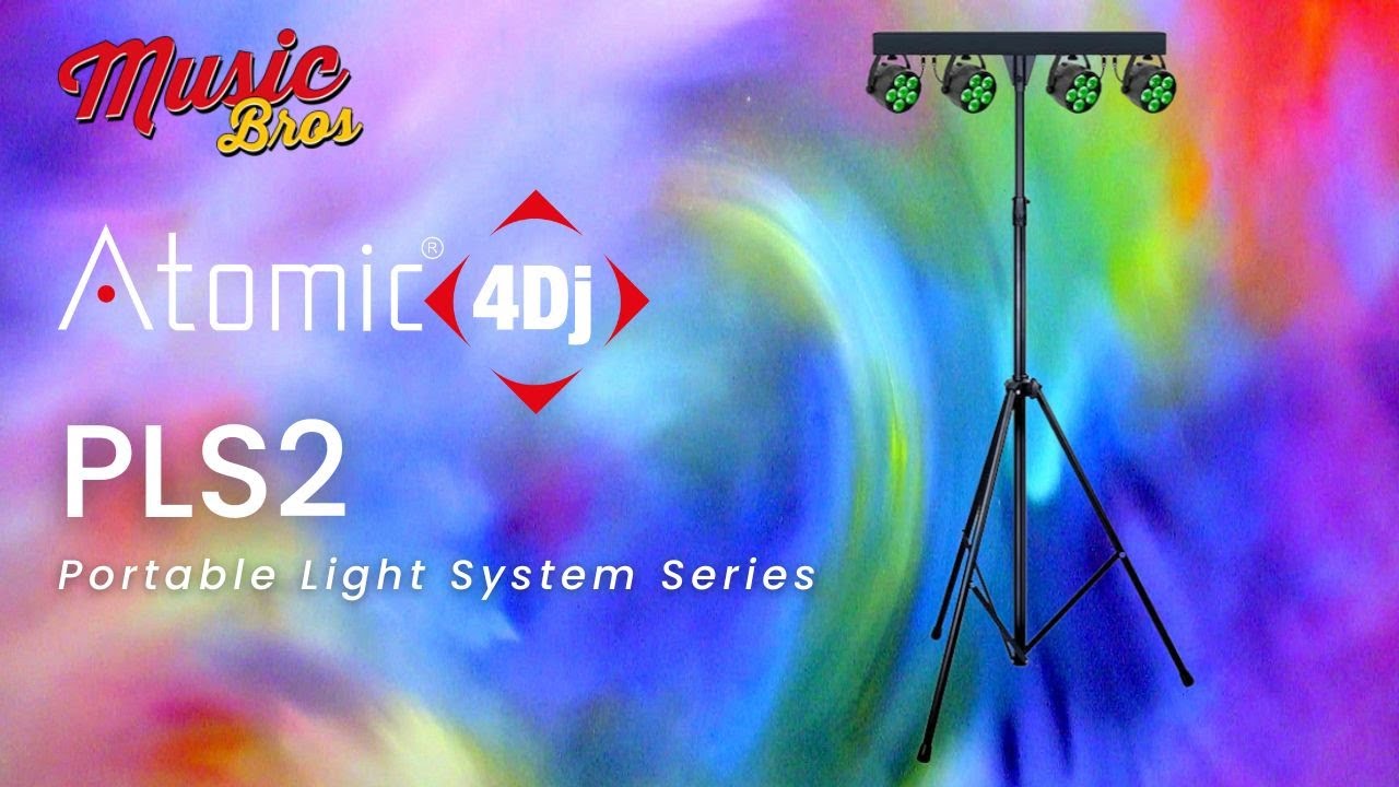 Atomic4Dj PLS2 - 4 PAR LED con stativo | MusicBros - YouTube
