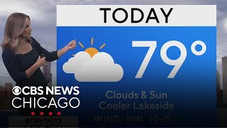 Chicago Weather: Highs near 80 degrees on Thursday