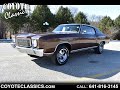 1970 Monte Carlo For Sale at Coyote Classics