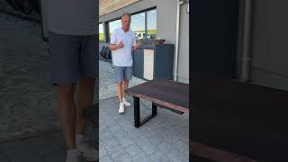 Premium Schreibtisch aus Räuchereiche – das gibt’s nur bei Holz-Liebling! 👀 @holz-liebling