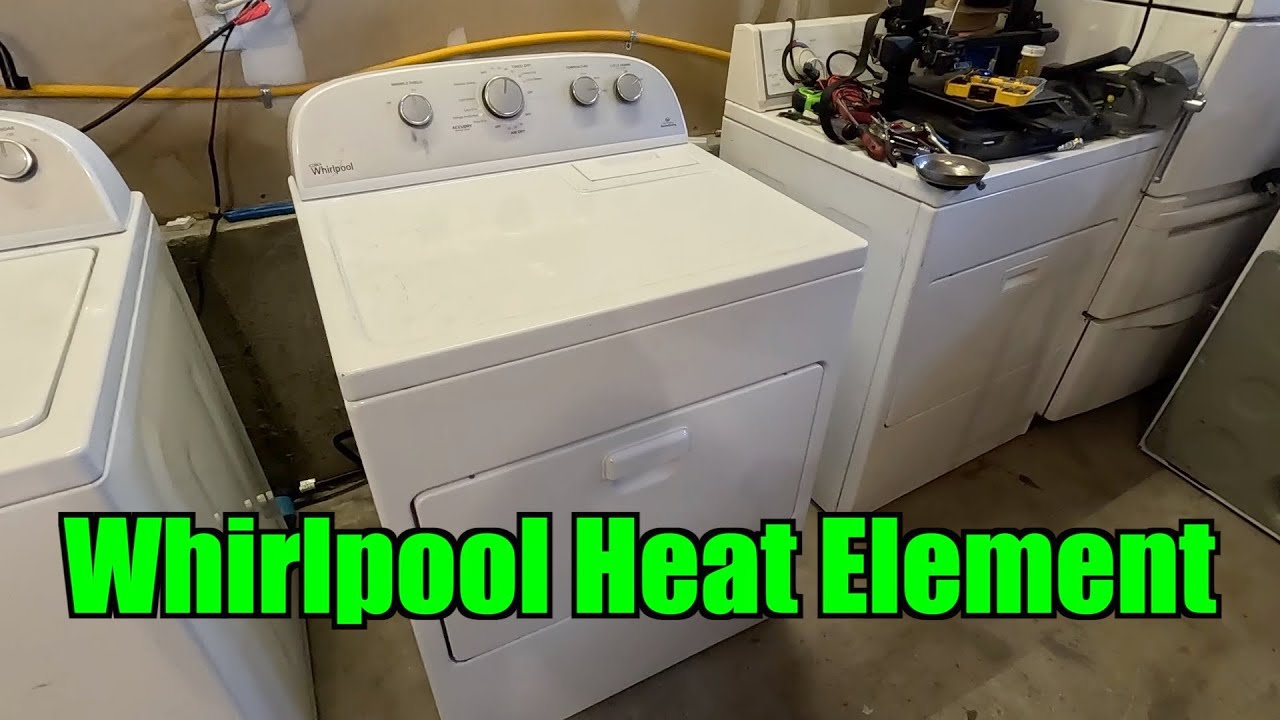 Whirlpool Dryer Heat Element Change Out.