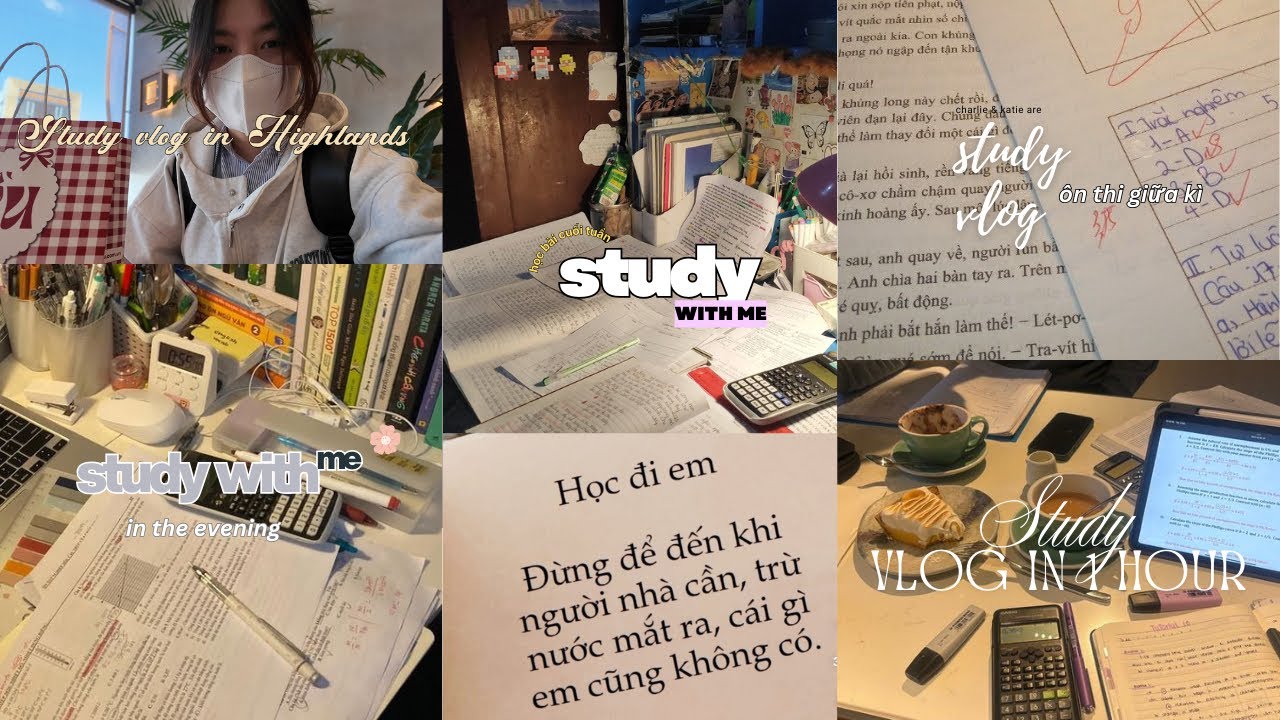 🎧⋆☾ Study Vlog Series | Tập Trung Học Bài Những Ngày Cuối Năm 💫   |meryl