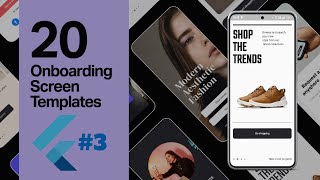Flutter create onboarding | Flutter UI #3