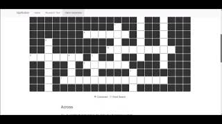 tapNotion: Crossword Generator