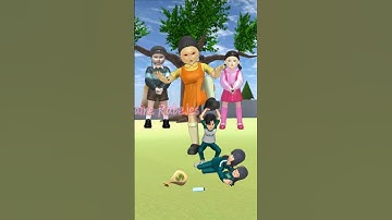 Sad Hero 💔 SAKURA SquidGame #sakuraschoolsimulator #shorts #sakura #ytshorts