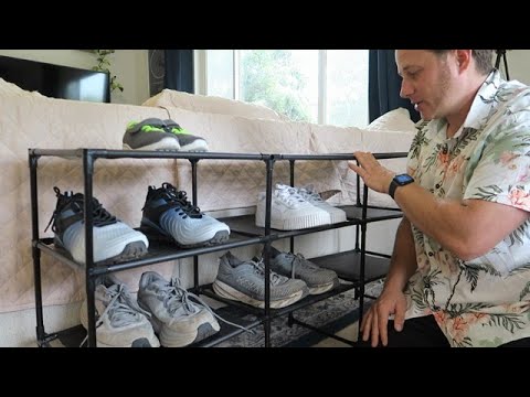 HOUSE AGAIN 4 Tier Long Shoe Rack Review!