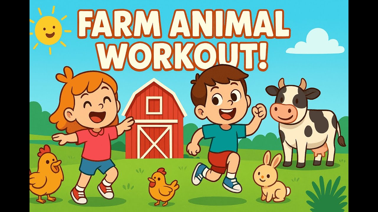 Jump, Cluck, Moo! Farm Animal Fitness for Kids