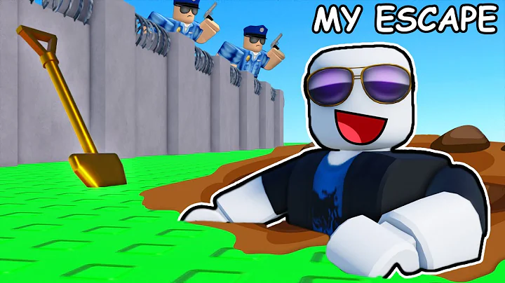 digging to ESCAPE from Prison in Roblox...