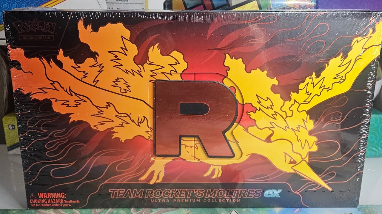pokemon trading card game: team rocket moltres ex ultra-premium collection TCG: Rocket's : Toys & Games FITS Team Rockets Moltres EX Ultra Premium Collection Super thick 0.50mm PET Acid Pokemon Trading Card Game: Team