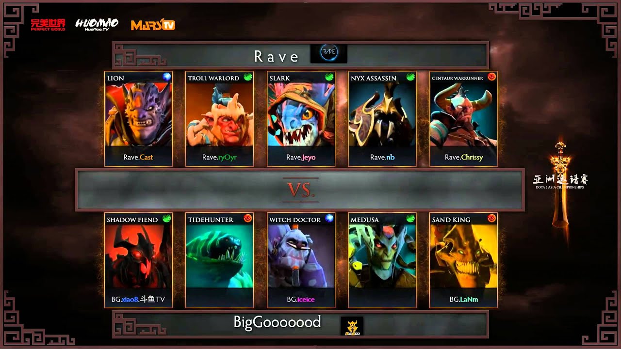 Rave vs Big God - (Dota 2 Asia Championships) - SUNSfan & syndereN