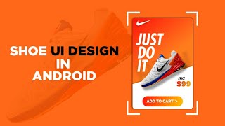 Create Shoe UI DESIGN in Android using pixelLab || UI Design tutorial || using pixelLab || by Drager