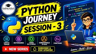Python Session - 3 | Graduate Softtech | Data Engineer | Data Science | Data Analysis