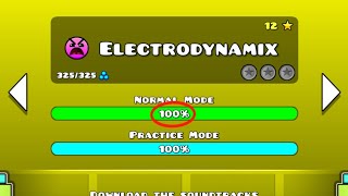Geometry Dash Electrodynamix 100% (it’s finally over)