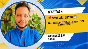 UiPath Basics 🔥 Variables, Data Types & Scope Demo for Beginners!