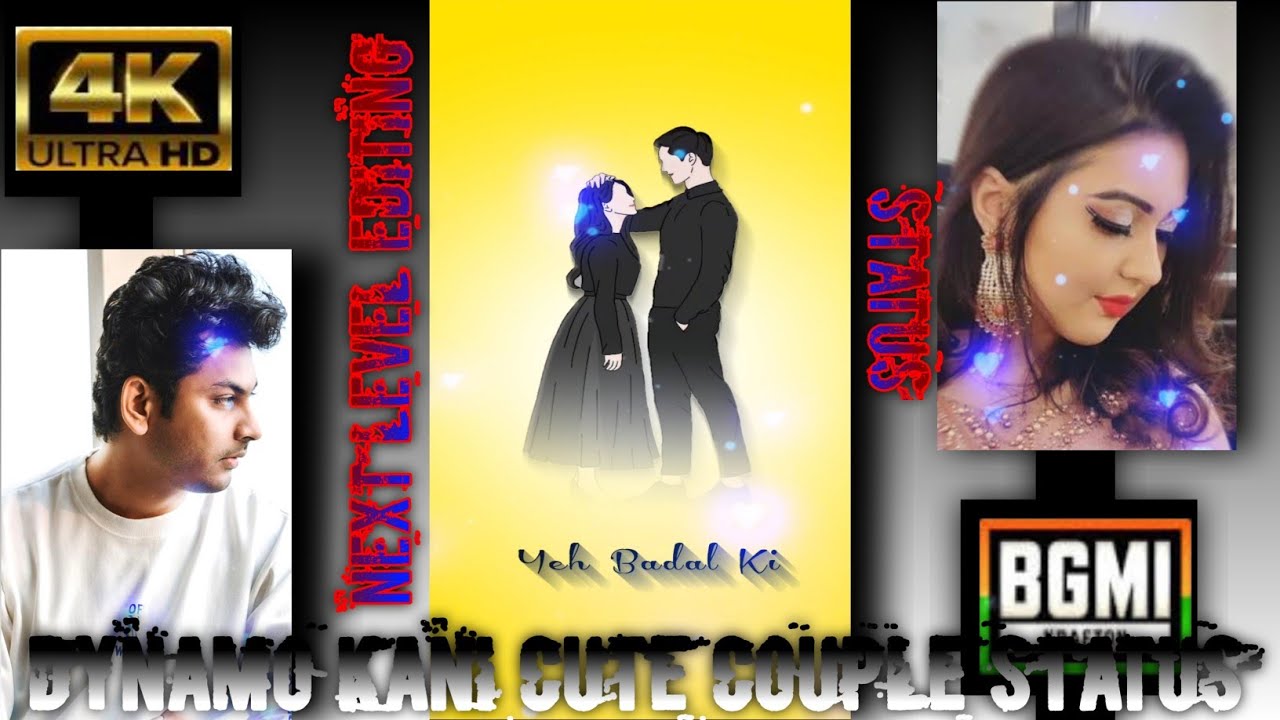 🥀cute couple 👫 dynamo kanika love ❤ status ll pubg status ll 💕 next level editing😱 