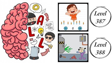 Brain Test All Star : Level 387 , 388 – How to Solve? (Walkthrough)
