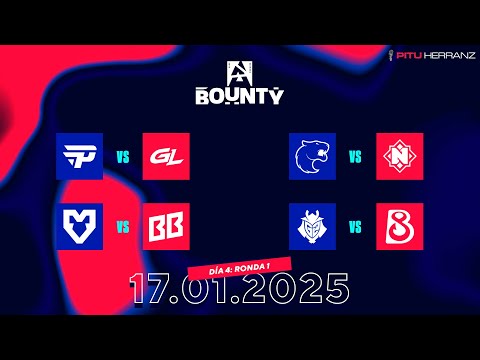 paiN vs. GL, FURIA vs. Nemiga, MOUZ vs. B8, MOUZ vs. BetBoom | Ronda 1 | BLAST Bounty S1