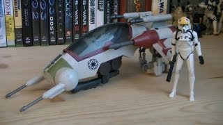 Star Wars Republic Attack Dropship with Clone Pilot (Class I) Review