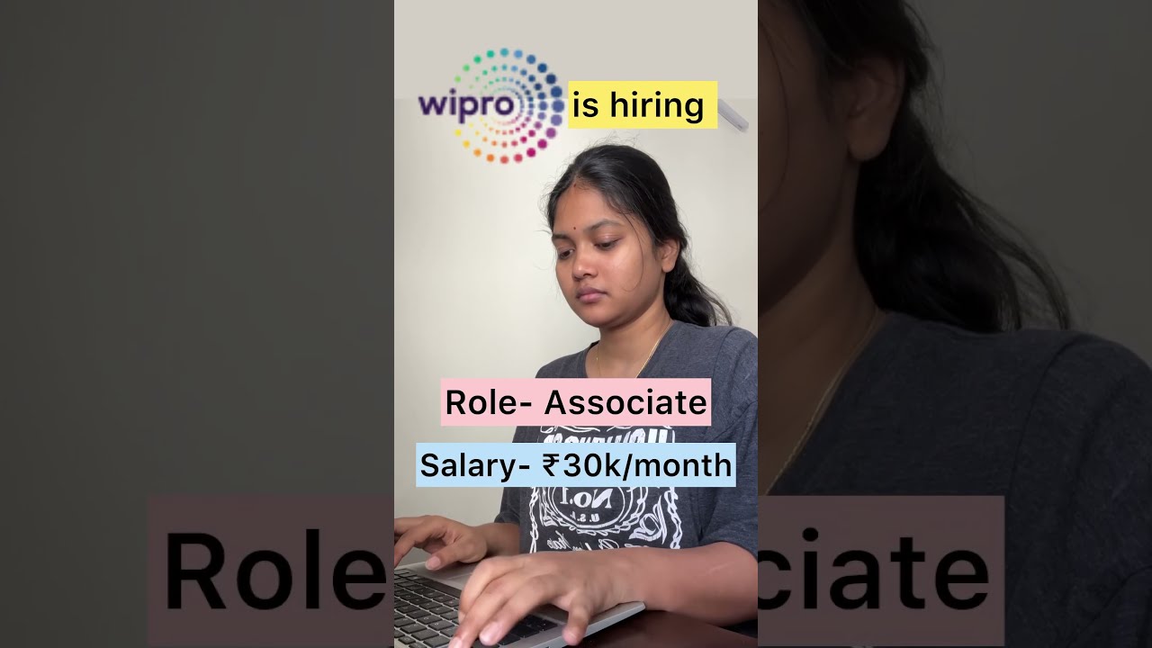Wipro Is Hiring For The Role Of Associate Freshers Can Apply Graduates Job Shorts