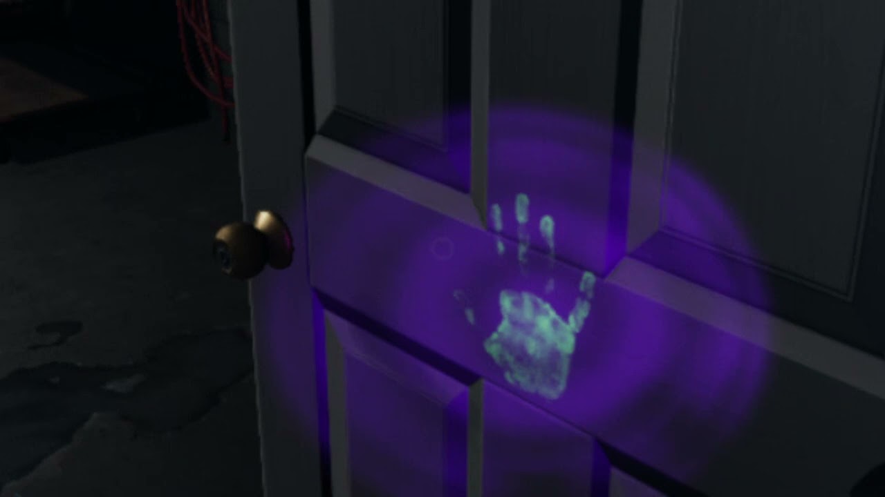 Phasmophobia Normal Fingerprints on door example
