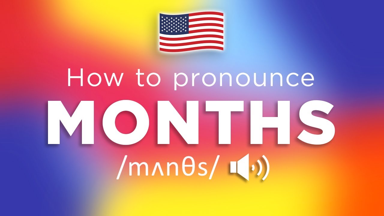 How To Pronounce Months 100 NATIVE YouTube
