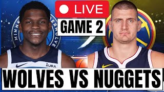 Timberwolves vs Nuggets LIVE Stream NBA Playoffs Game 2, Scoreboard with LIVE Audio and Highlights