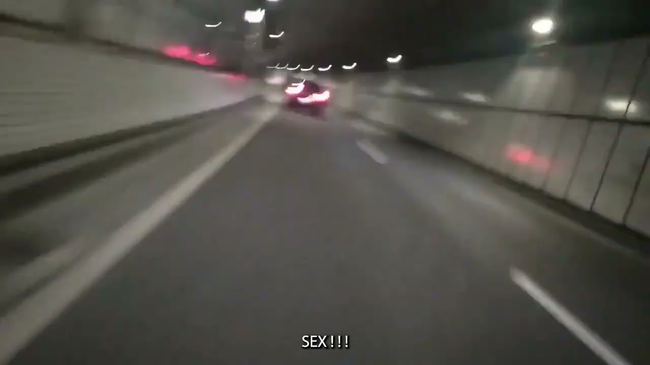 Japanese man screaming inside tunnel but with I'll face my self