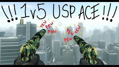 ★CSGO - Crazy All Headshot USP-S 1v5 Ace Clutch★