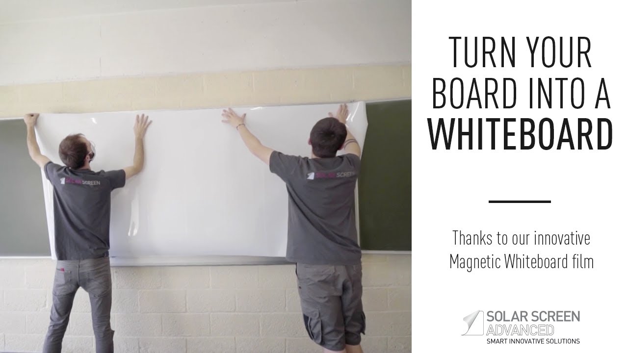 The best way to turn your old school board into a whiteboard