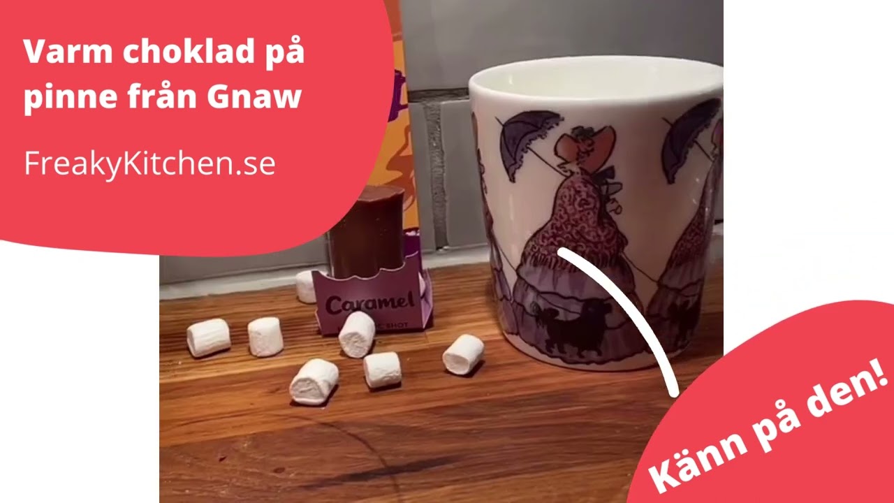 Varm choklad på pinne från Gnaw på FreakyKitchen