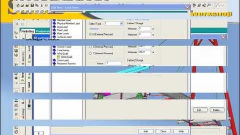 Load Combination in Multi Story Building StaadPro