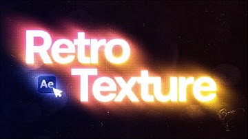 Retro Glass Texture + Animation (After Effects Tutorial)