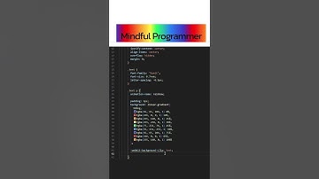 🌈Rainbow Text 🌈| HTML & CSS | Coding 🔥#shorts