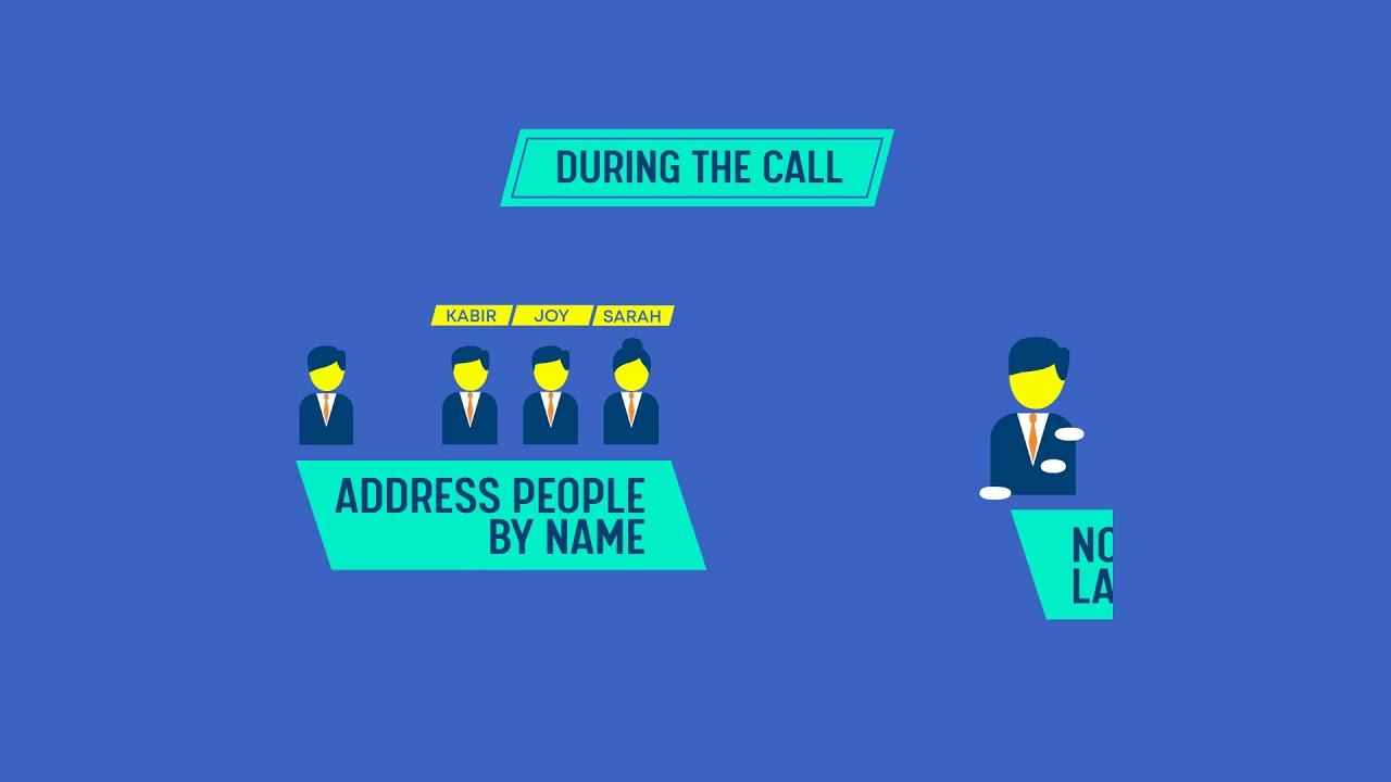 Teleconferencing Etiquettes