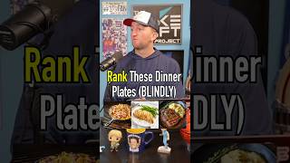 Rank These Dinner Plates (BLINDLY) #shorts #dinner #food #ranking #fastfood