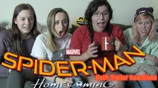 Spiderman: Homecoming (Both Trailer Reactions)