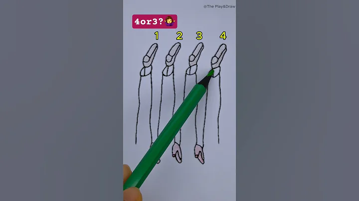 4or3? 정답은? Counting Trick:4or3? #drawing #games #funny #trending